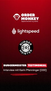 📣 TESTIMONIAL: ORDERMONKEY x Burgermeister 🍔📲

Wie funktioniert modernes Selfordering im Alltag eines erfolgreichen Gastronomiebetriebs?

Im neuen Testimonial spricht Karin Pfenninger, CCO von Burgermeister, über die Zusammenarbeit mit ORDERMONKEY und Lightspeed sowie die Erfahrungen aus dem täglichen Betrieb.

Mit dem digitalen Bestell-Ecosystem von ORDERMONKEY setzt Burgermeister auf:
🖥️ Selforder-Kiosks
📲 QR-Bestellungen direkt am Tisch
🔗 Direkte Lightspeed-Integration
⚡ Stabile und zuverlässige Prozesse
🎨 Individuell anpassbare Bestellabläufe

Das Ergebnis: weniger manuelle Prozesse, mehr Effizienz im Betrieb und ein Bestellprozess, der für Gäste und Teams einfach funktioniert.

Ein grosses Dankeschön an Burgermeister und Lightspeed für die starke Zusammenarbeit. 🤝

👉 Du möchtest erfahren, wie Selfordering in deinem Betrieb aussehen könnte? Melde dich bei uns für eine unverbindliche Demo.