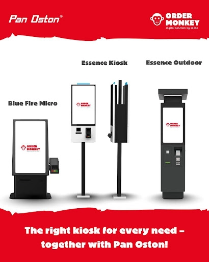 Self-Order Kiosks for Every Concept: ORDERMONKEY Software & Pan Oston Hardware