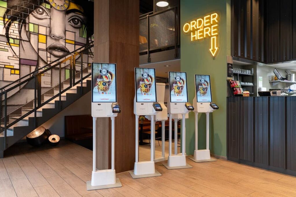 Self-Order-Terminals bei Burgermeister